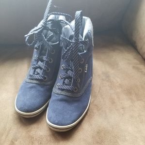 KEDS Navy Wedge Sneakers
